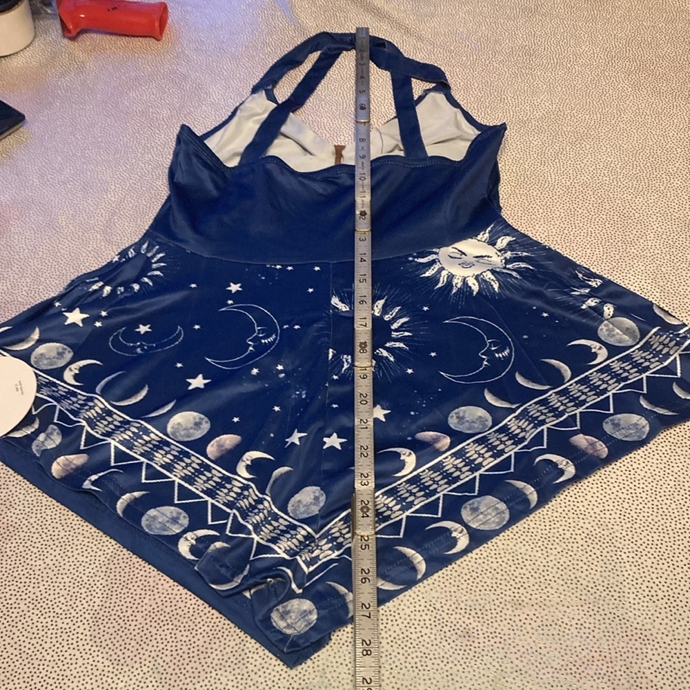 SHEIN VCAY Sun Print Ring Linked Hanky Hem Cami Top size XS NWT - Picture 13 of 15